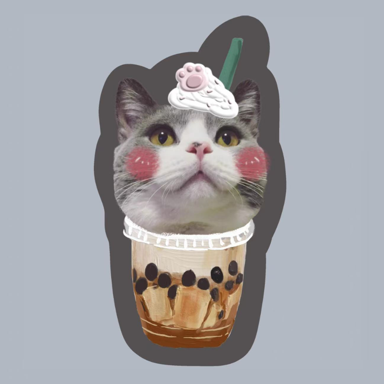 Personalized Boba Milk Tea Hug Pillow - The Coziest & Most Adorable Drinkable Friend