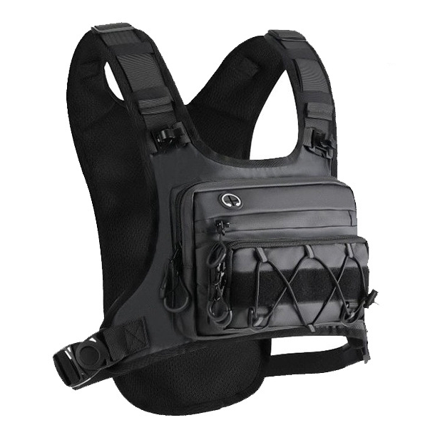Running Vest for Men with 2L Water Bladder Tactical Hydration Backpack