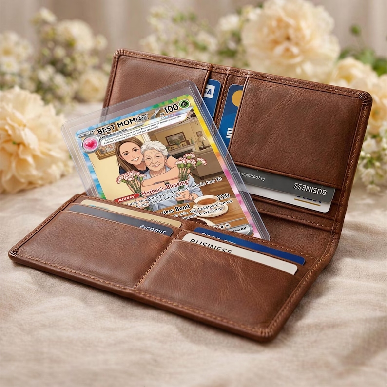 Custom Mothers Day Trading Card Custom Photo Card Gift for Mom Mothers Day Gift