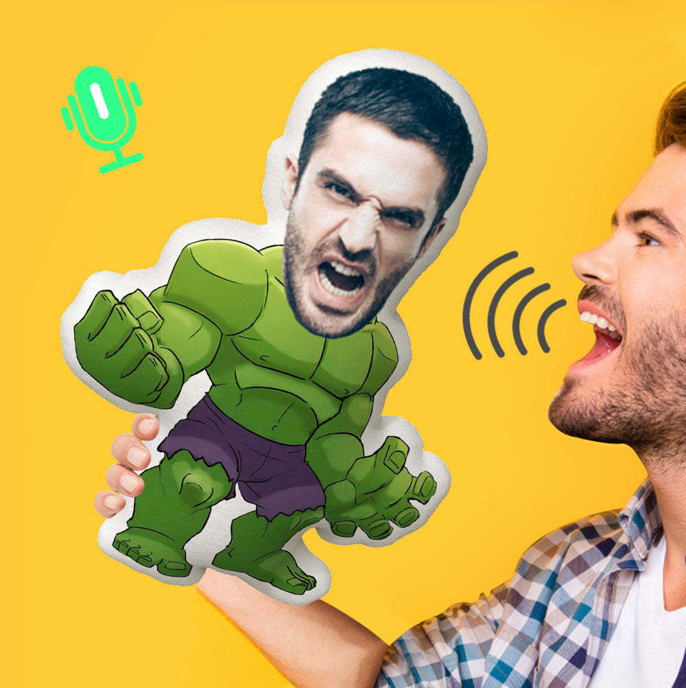 Birthday Gifts for Him Body Pillow Custom Face Dolls Hulk Photo Pillow Minime Personalized