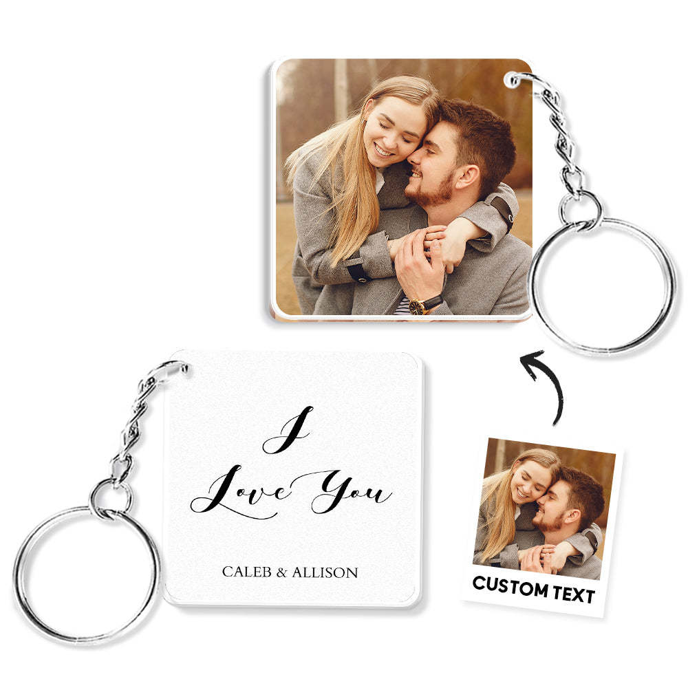 Custom Double Sided Spotify Keychain - Myphotowallet