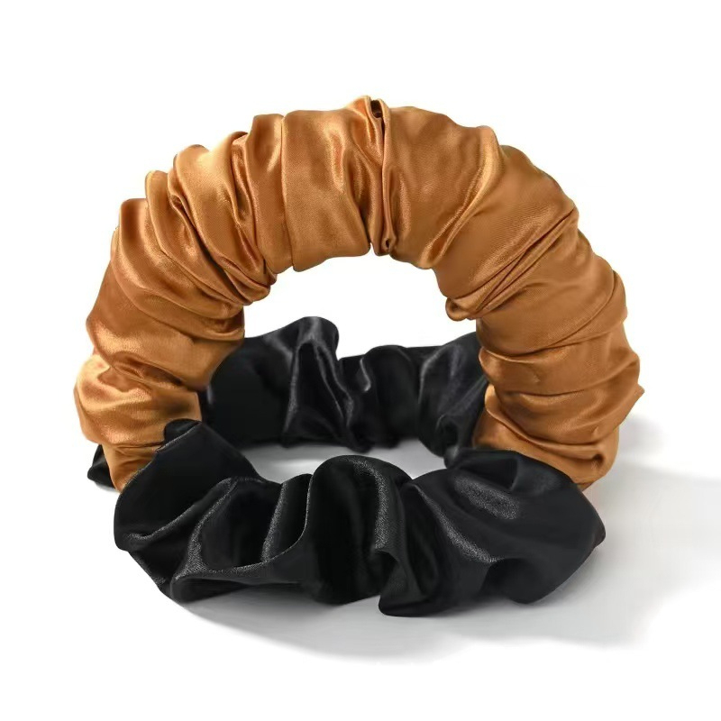 Seamless bun hair curler tie,portable sleeping curling iron, scrunchie