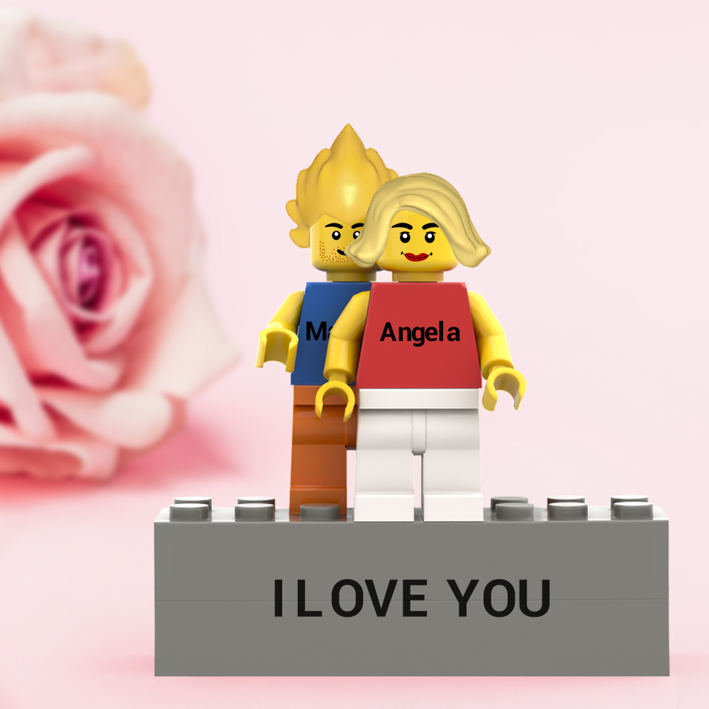Custom Wedding Minifigs Personalized Couple Minifigs Gift For Anniversary And Newly Married Couple