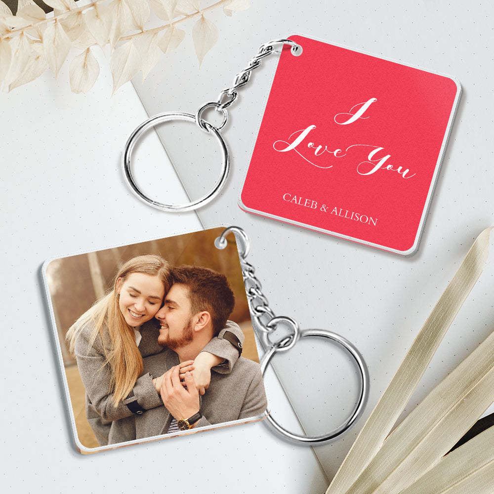 Custom Double Sided Spotify Keychain - Myphotowallet