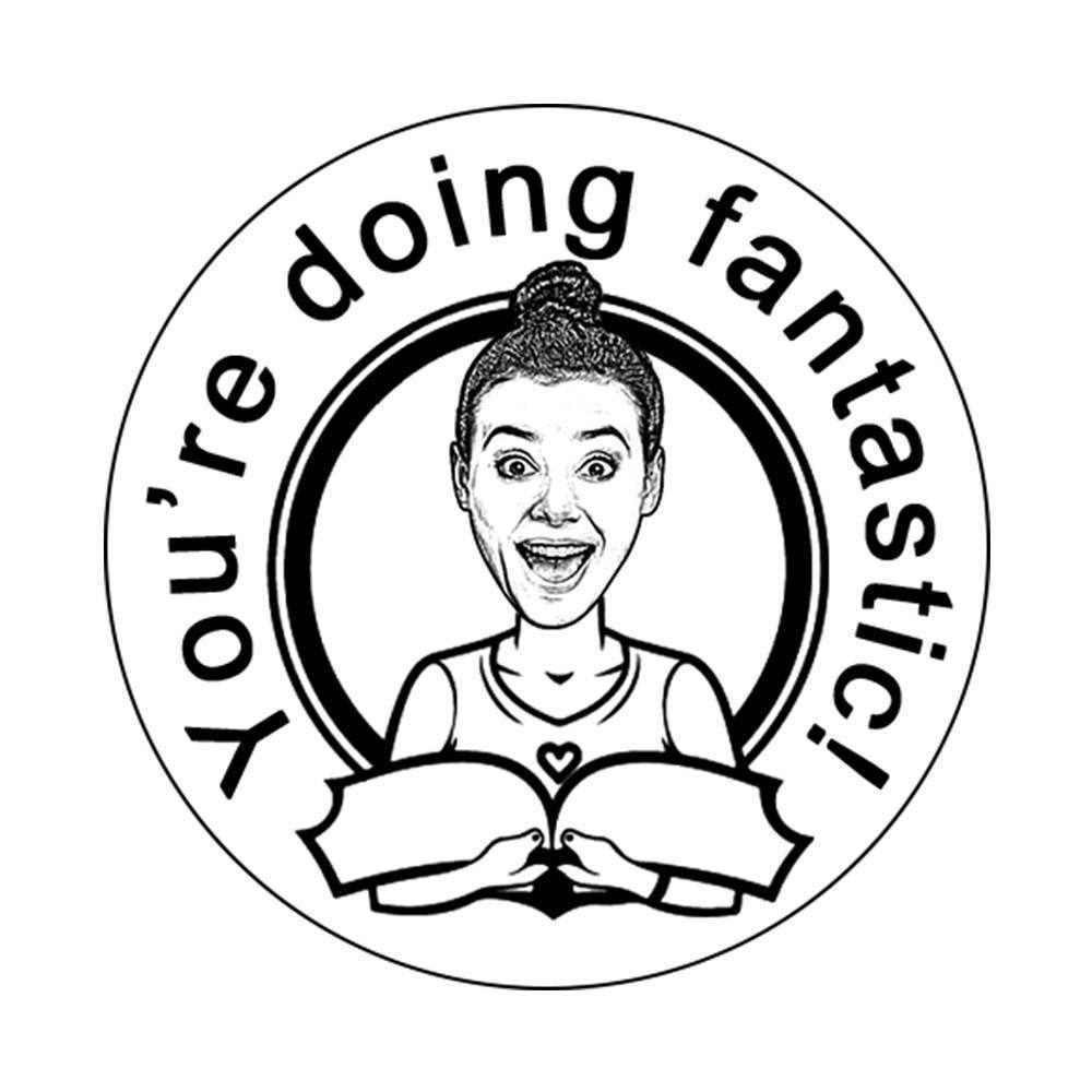 Personalized Teacher Stamp, Custom Bitmoji Stamps, Library Stamp, Custom Stamp, Teacher Gift, Custom Logo for Your Own Teacher