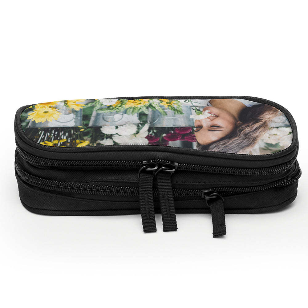 Back To School Custom Photo Pencil Case - 