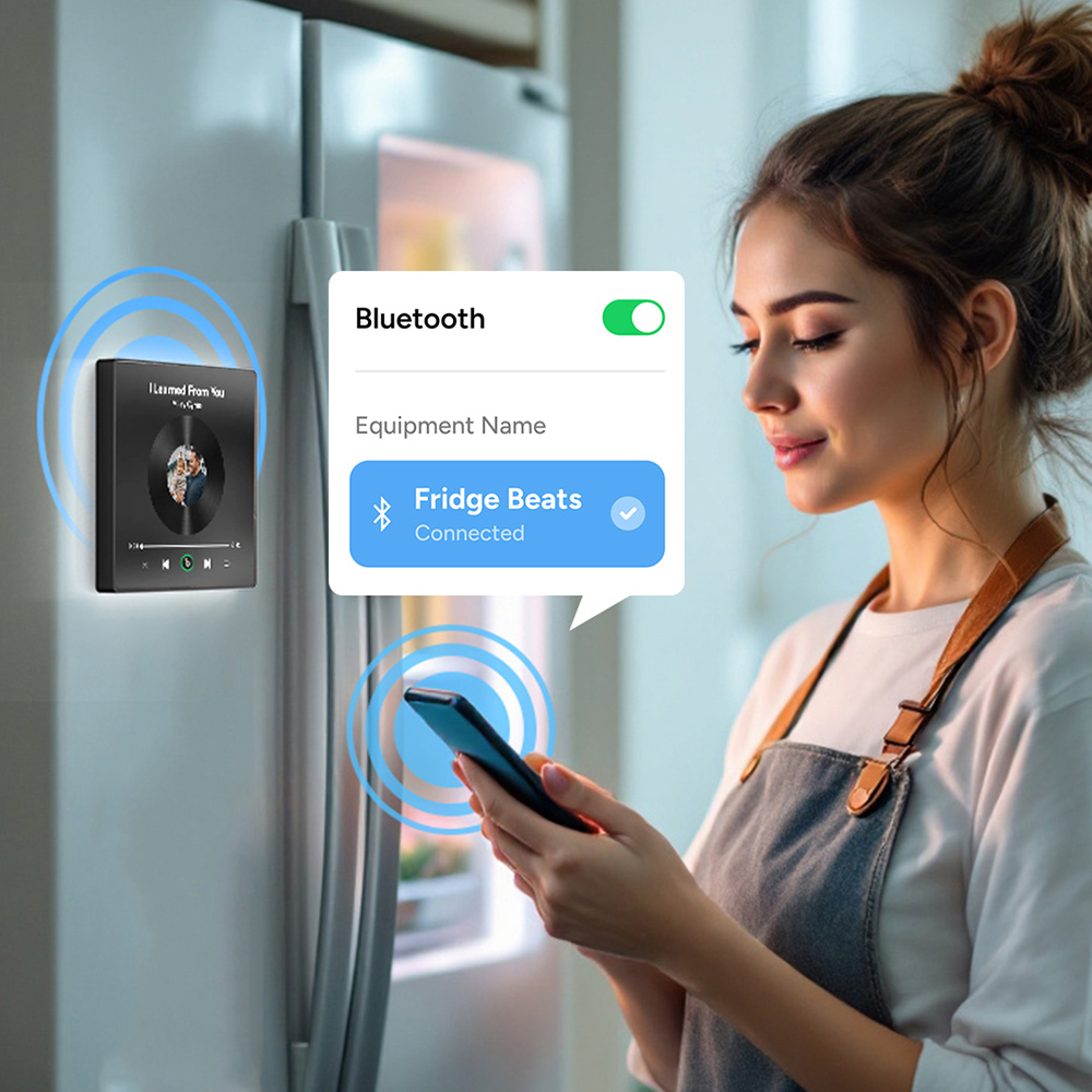 Custom Music Fridge Magnet Colorful Frame Album Fridge Magnet That Can Be Played Song Special Gift New 4.0 Upgrade Father's Day Gifts - 