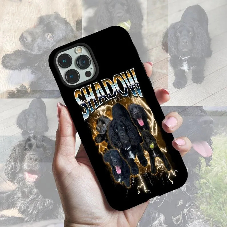 Custom Pet Phone Case, Custom Pet Bootleg Phone Case, Pet Phone Case, Dog Lover Phone Case, Cat Lover Phone Case, Pet Phone Case, Bootleg - myphotowallet