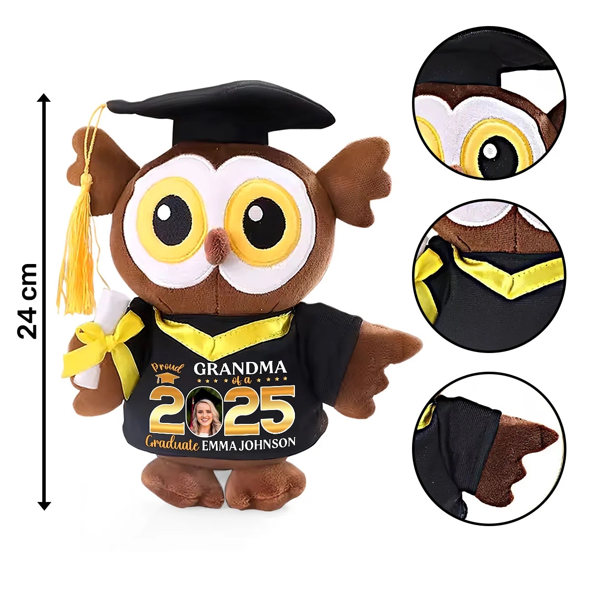 Class of 2025 Graduate - Personalized Graduation Owl
