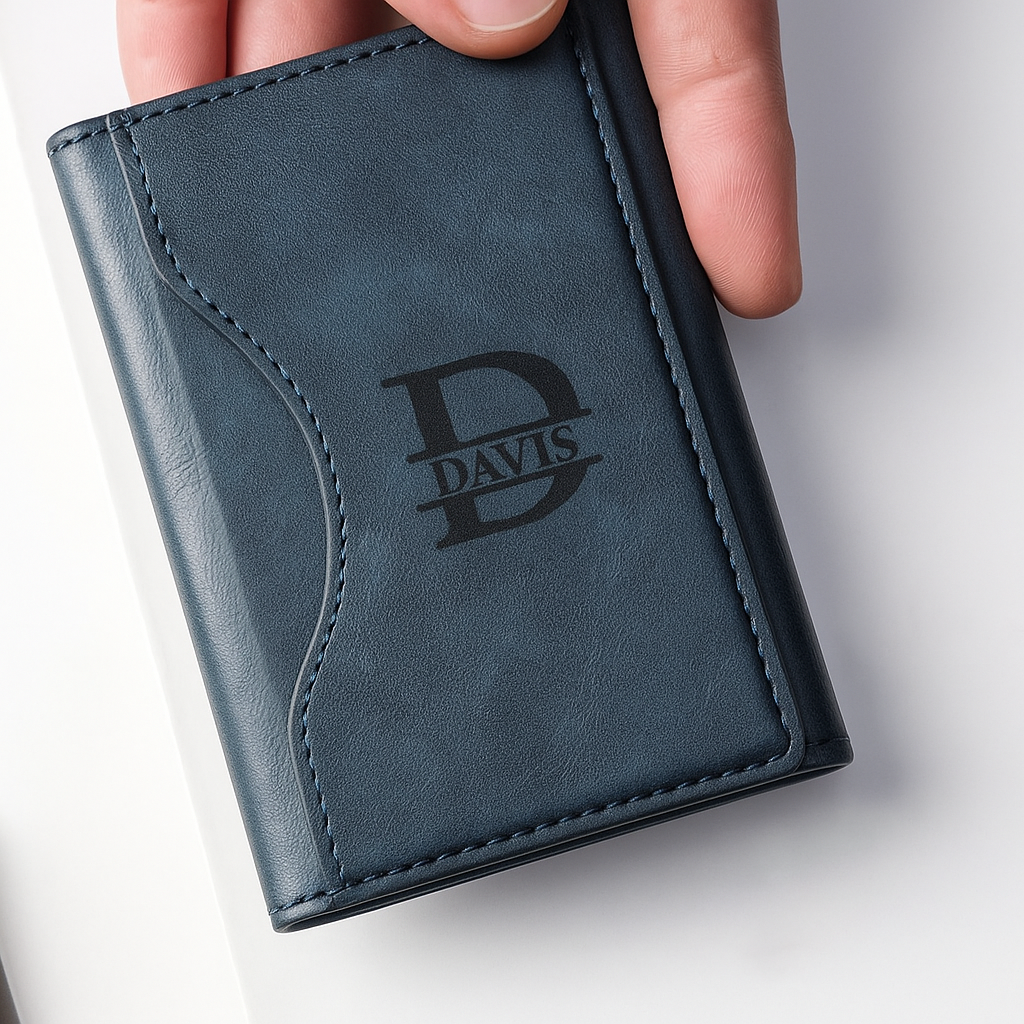 New Rotating Magnetic Wallet Stand – Multi-Card Holder with Secure Snap-On Design