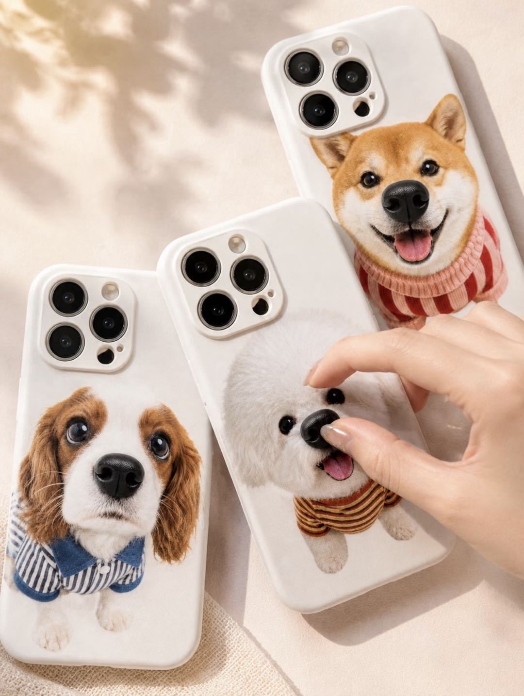 Cute Dog Nose Squishy Phone Case | Soft Kawaii Puppy iPhone Cover