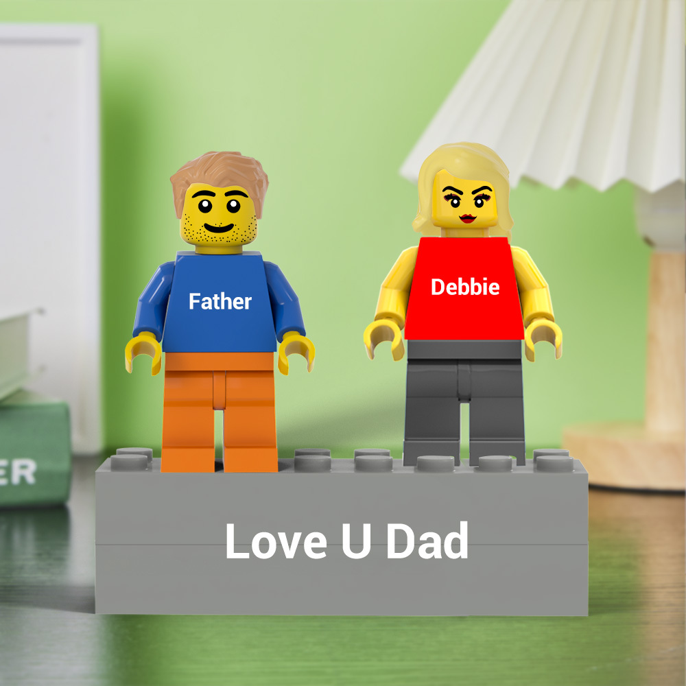 Surprise Gifts Custom Minifigs Personalized Minifigs with Base Customized Multiplayer Minifigs