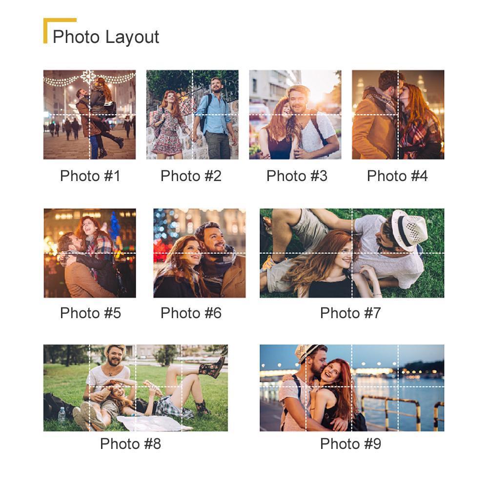 Custom Photo Rubic's Cube Multiphoto Colorful Rubic's Cube