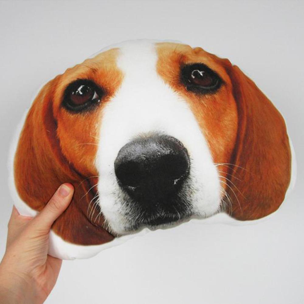 Custom Pet Photo Pillow, Custom Pet Face Pillow, 3D Portrait Pillow - MyFaceTshirt