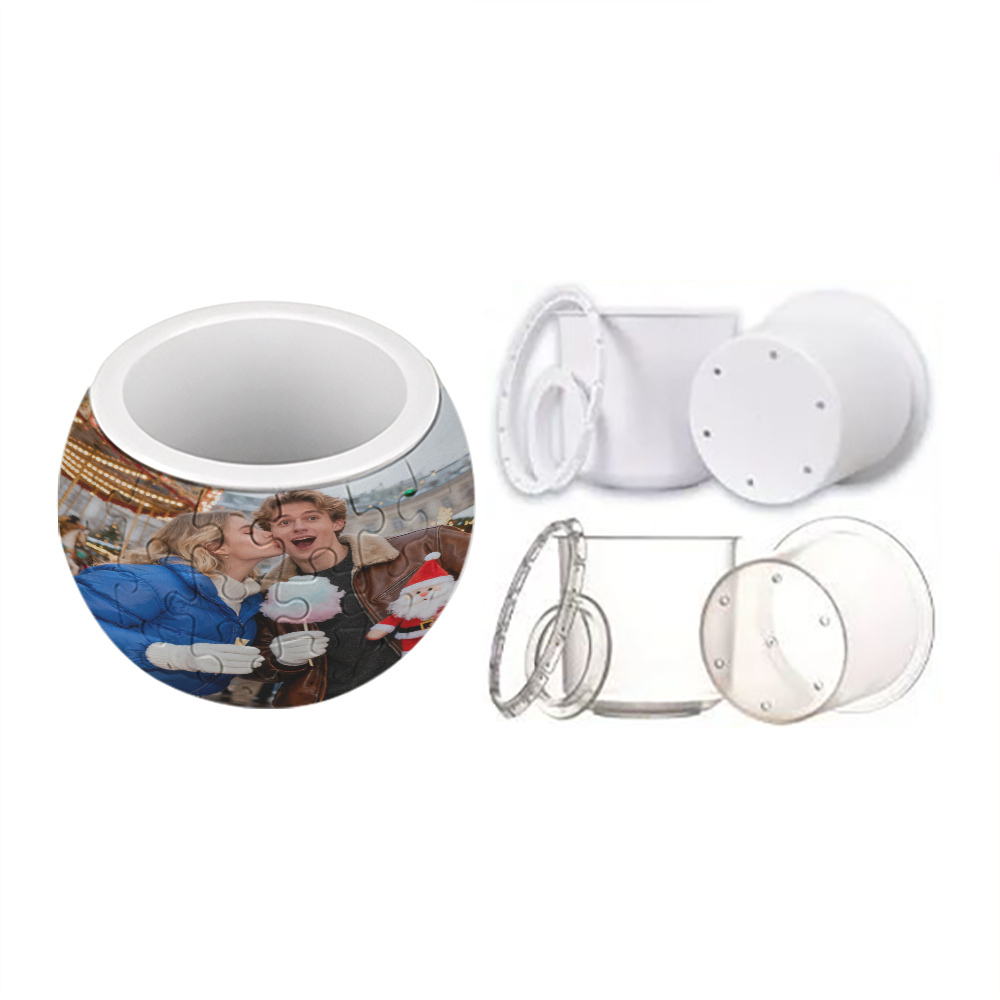 Personalized 3D Potted Flower Pot Puzzle Custom Love Memory Gift Home Decoration Christmas Gift - 