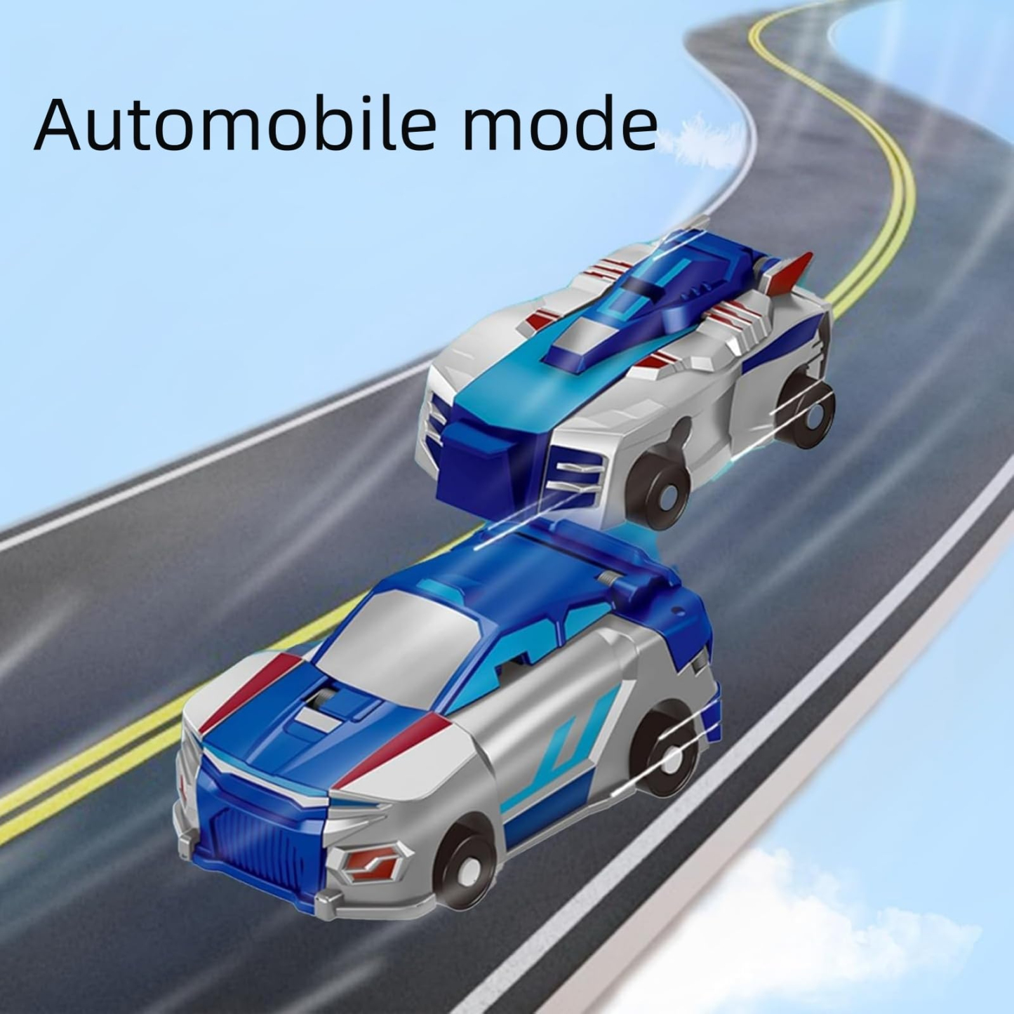 Transformer Unicorn Transforming Toy Cars, 2 Units, For Children - International Sale.