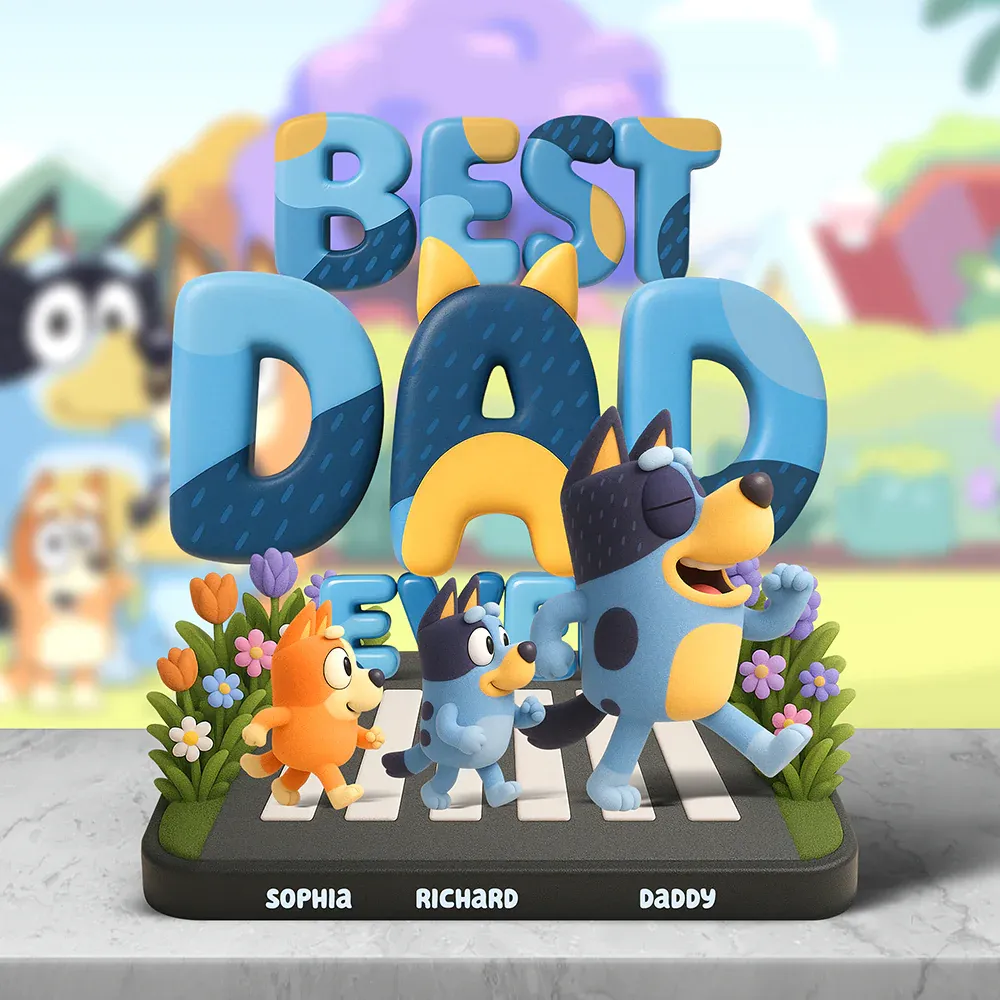Lion Dad Plaque - Personalized Gifts For Father - Upto 5 Kids