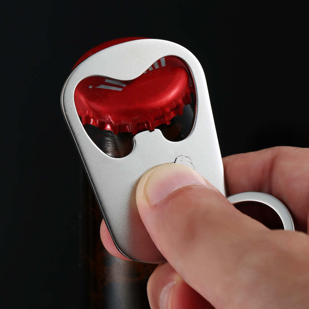 Custom Photo Engraved Keychain | Oktoberfest Beer Bottle Opener Gifts For Men