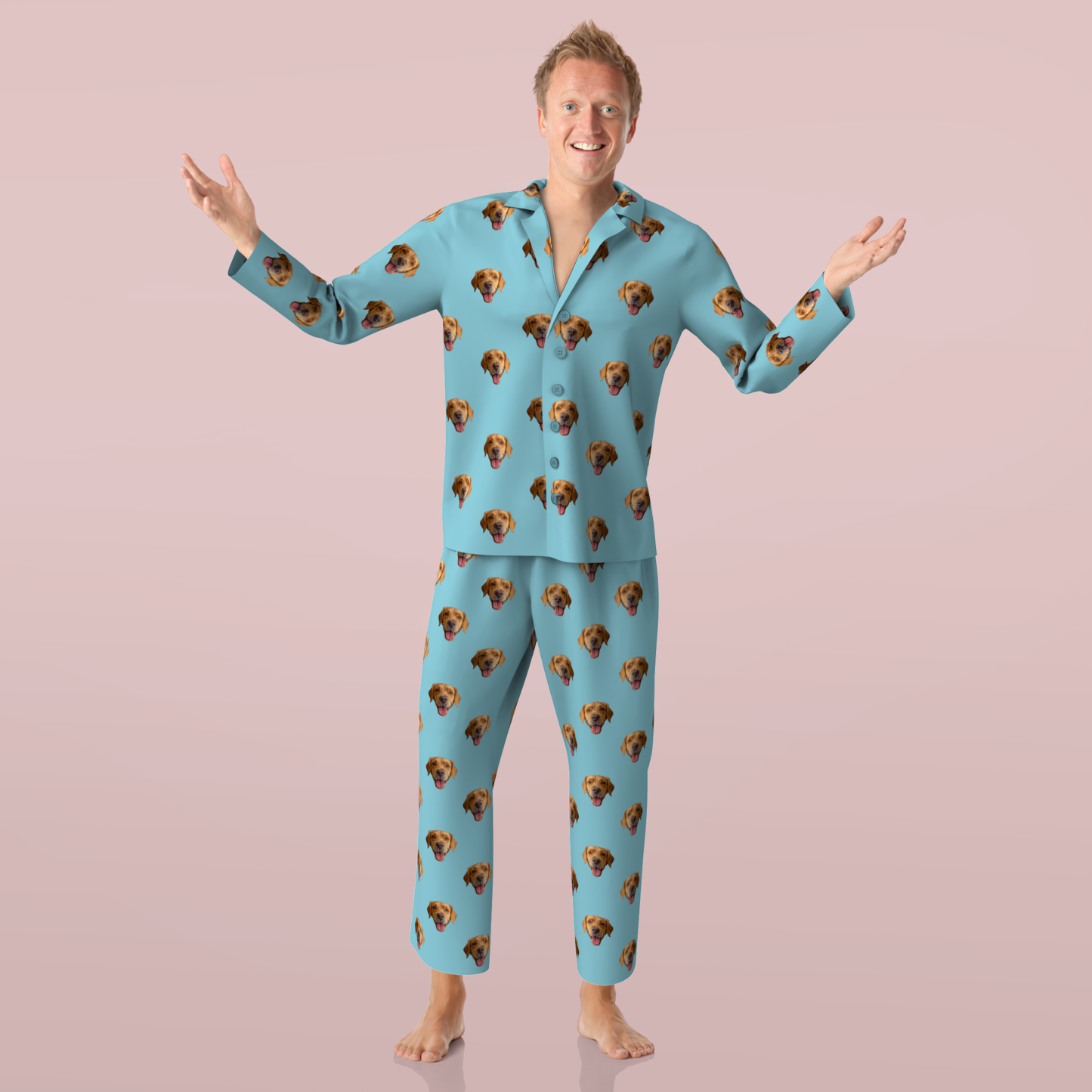 Custom Face Pajamas - Dog - 
