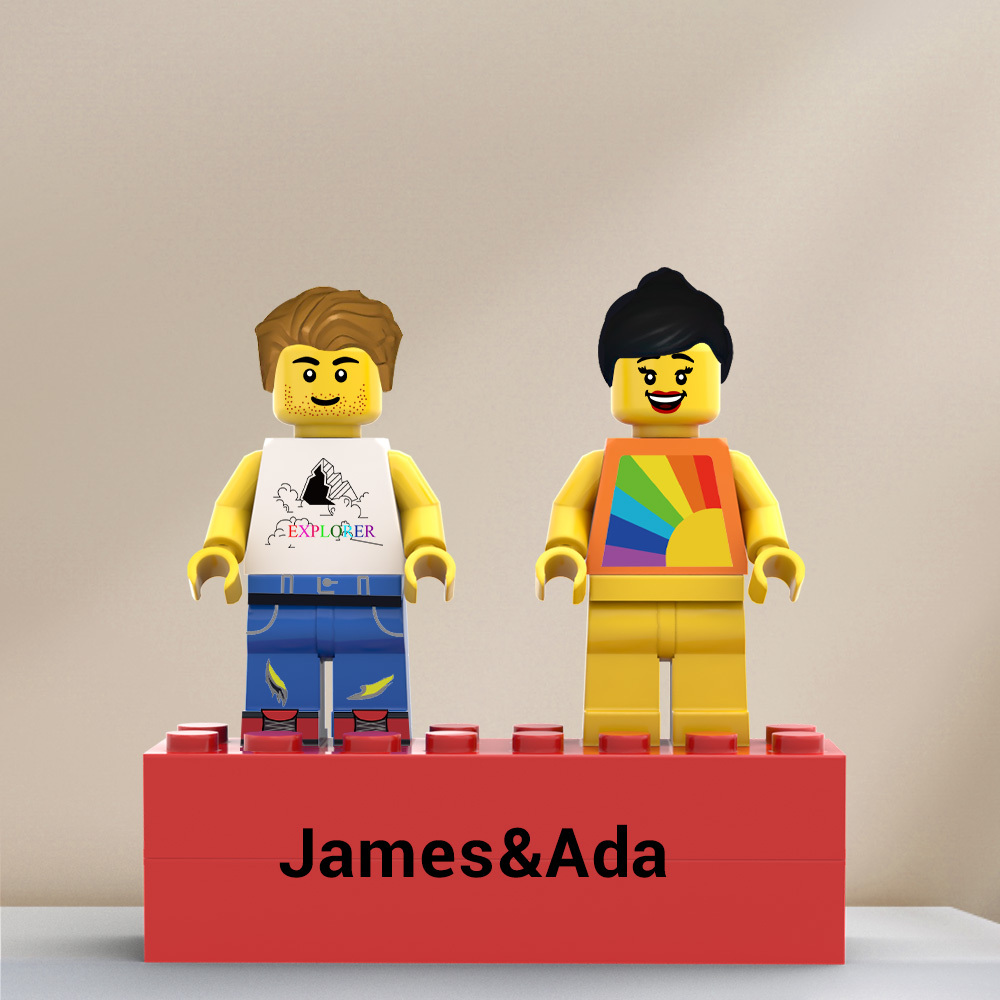 Custom Wedding Minifigs Personalized Couple Minifigs Gift For Anniversary And Newly Married Couple