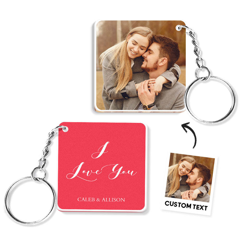 Custom Double Sided Spotify Keychain - Myphotowallet