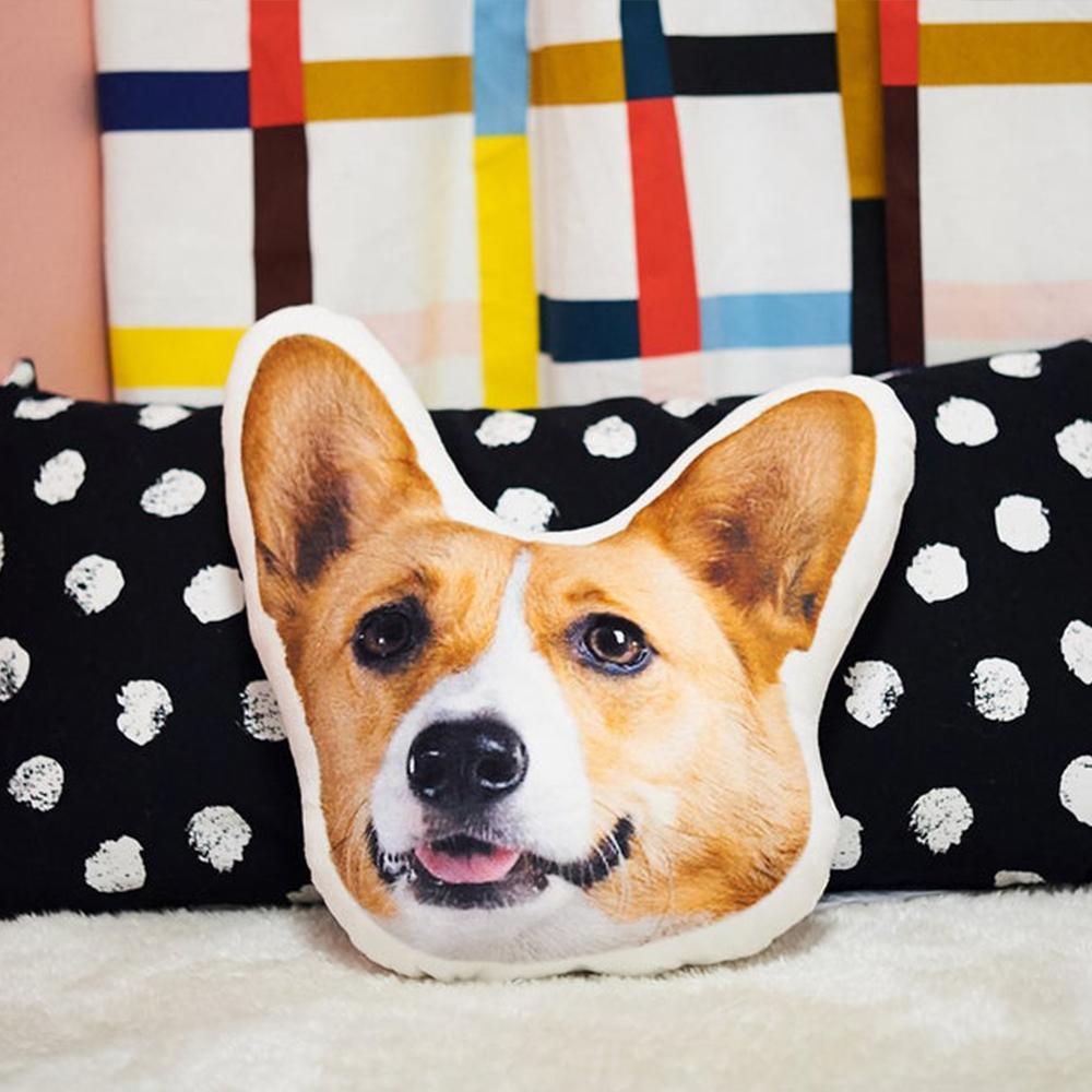 Custom Pet Photo Pillow, Custom Pet Face Pillow, 3D Portrait Pillow - MyFaceTshirt
