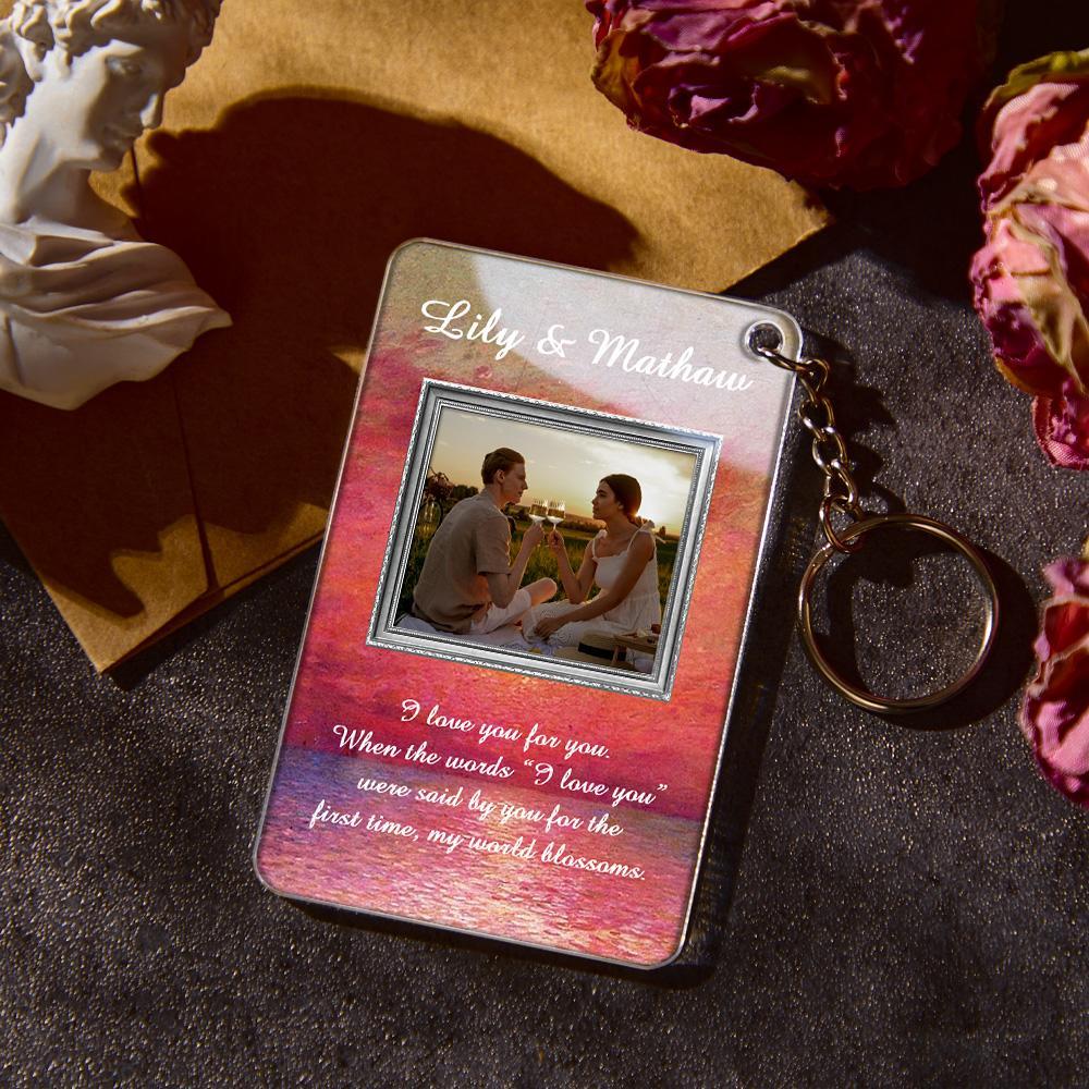 Custom Vintage Oil Painting Photo Plauqe Keychain 3 Stlyle Decor For Home - Myphotowallet