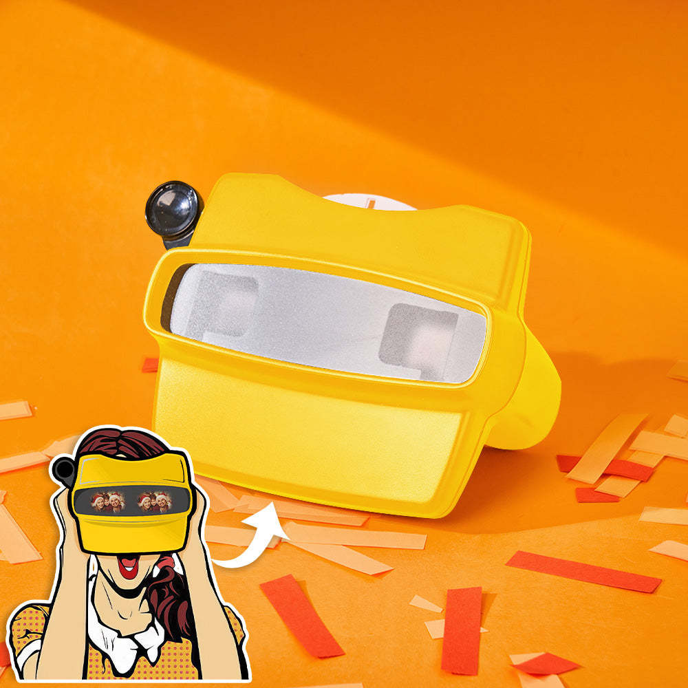 Custom 3D Viewfinder and Reel Personalized Christmas Gift with your own photos Text and Photo Viewer Multiple Films Available - mysiliconefoodbag