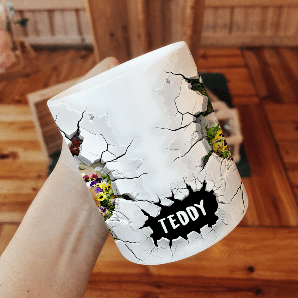 Custom Dog Cat Photo With 3D Inflated Mug Personalized Gift - 