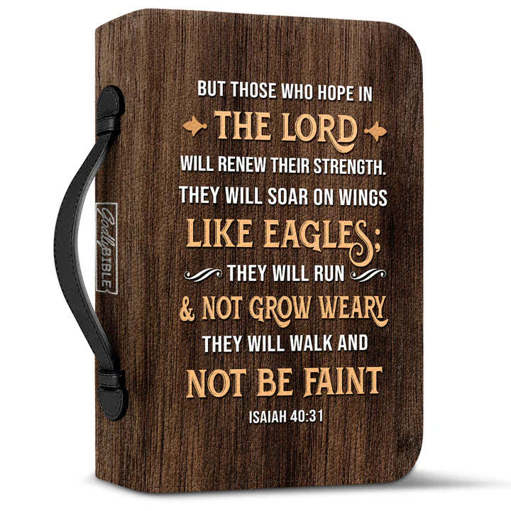 Custom Name But Those Who Hope In The Lord Isaiah Bible Cover
