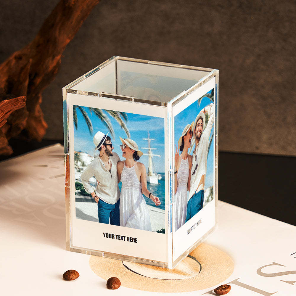 Custom Photo Ornaments Map on All Sides Acrylic Commemorative Gifts - Myphotowallet