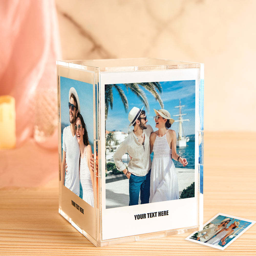 Custom Photo Ornaments Map on All Sides Acrylic Commemorative Gifts - Myphotowallet