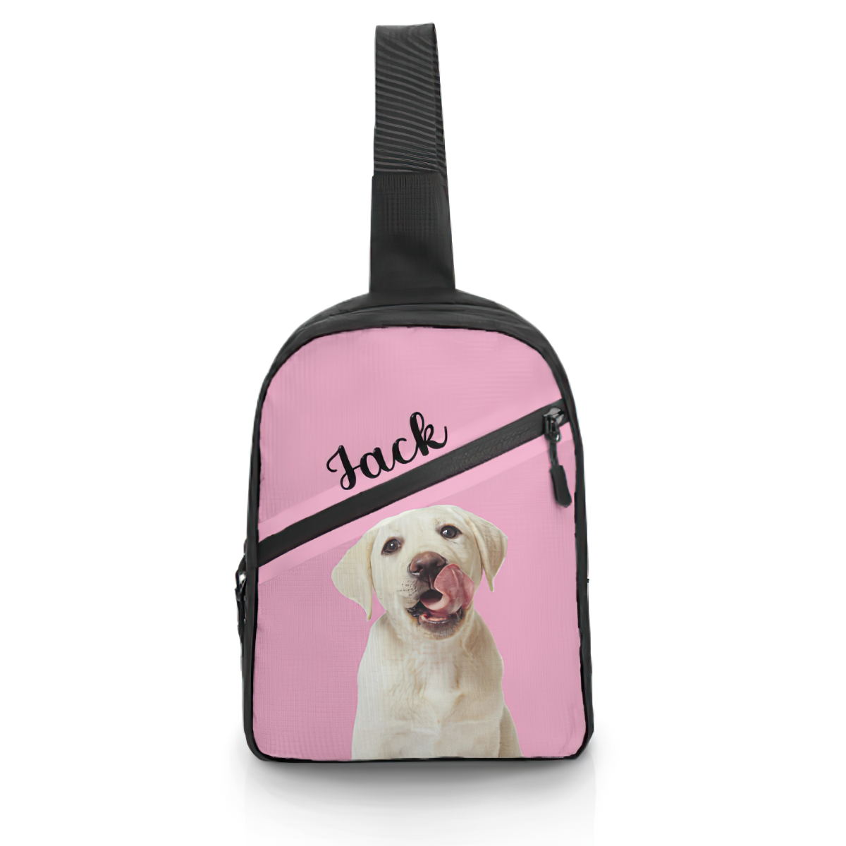 Custom Photo Functional Men Chest Bag Streetwear Bag Personalized Text Women Black Belt Bag Shoulder Crossbody Bag - 