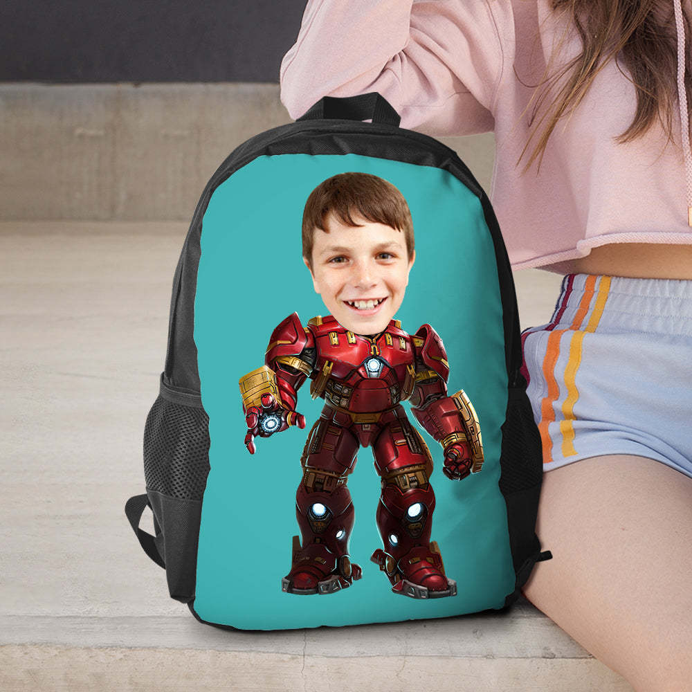 Customizable Hulkbuster Armor Minime Backpacks Back To School Gifts For Kids Boys Gifts -