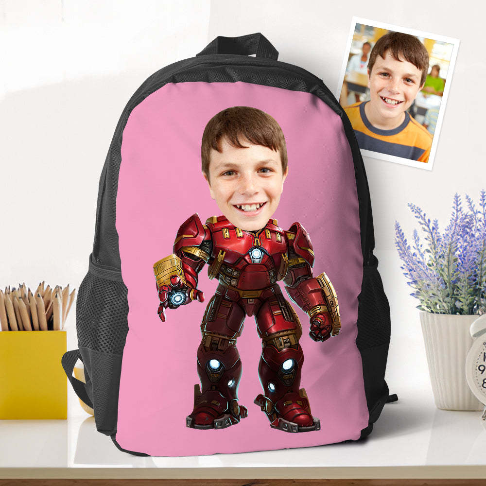 Customizable Hulkbuster Armor Minime Backpacks Back To School Gifts For Kids Boys Gifts -