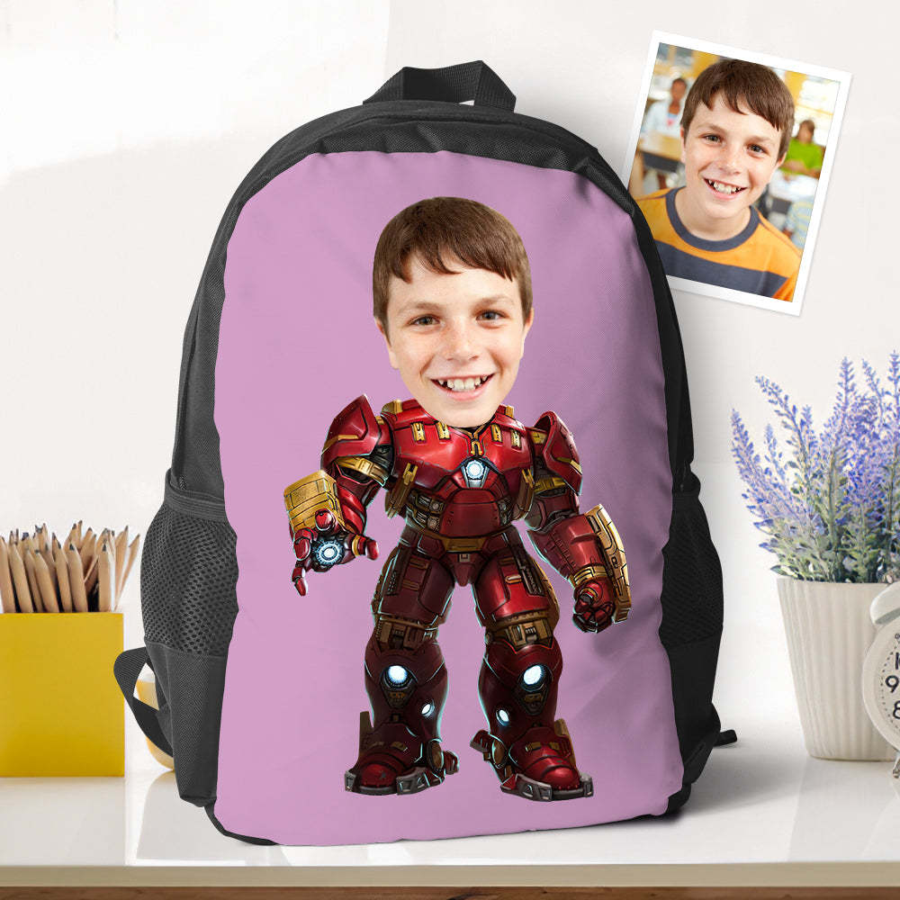 Customizable Hulkbuster Armor Minime Backpacks Back To School Gifts For Kids Boys Gifts -