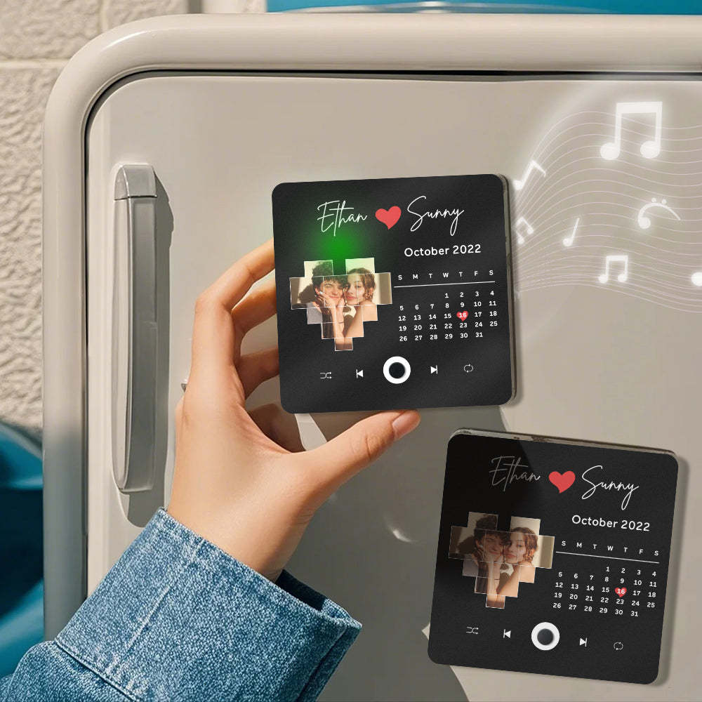 Customized Spotify Album Fridge Magnet Personalized Music Fridge Magnet Can Play Songs and Adjust Volume