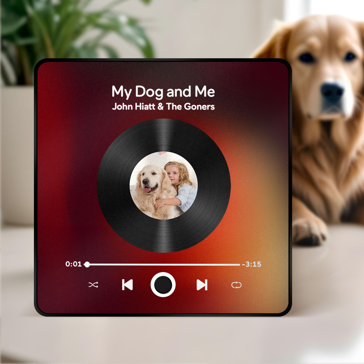 Personalized  Photo Music Fridge Magnet Christmas Gifts for Lovers Personalized Music Magnets Can Play Songs Christmas Gift