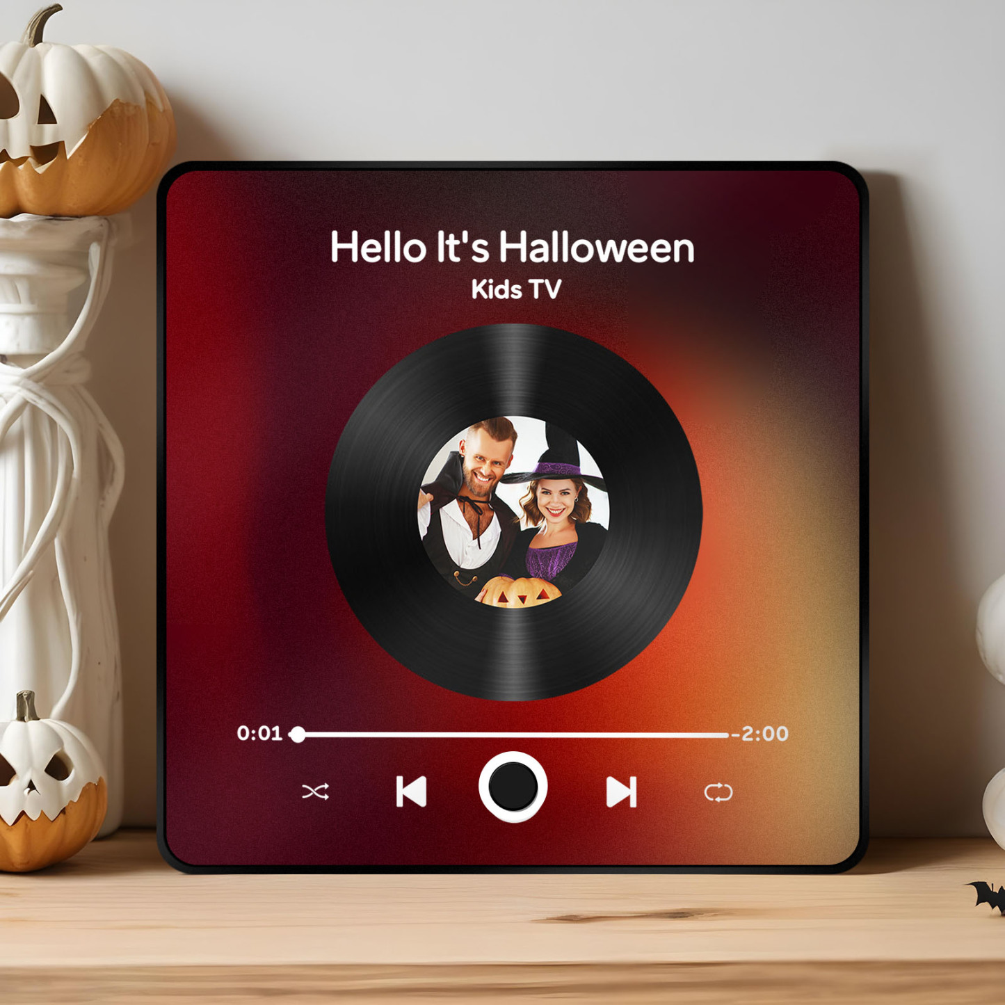 Customized Album Fridge Magnet Personalized Music Fridge Magnet Halloween Gifts Family Gifts - 