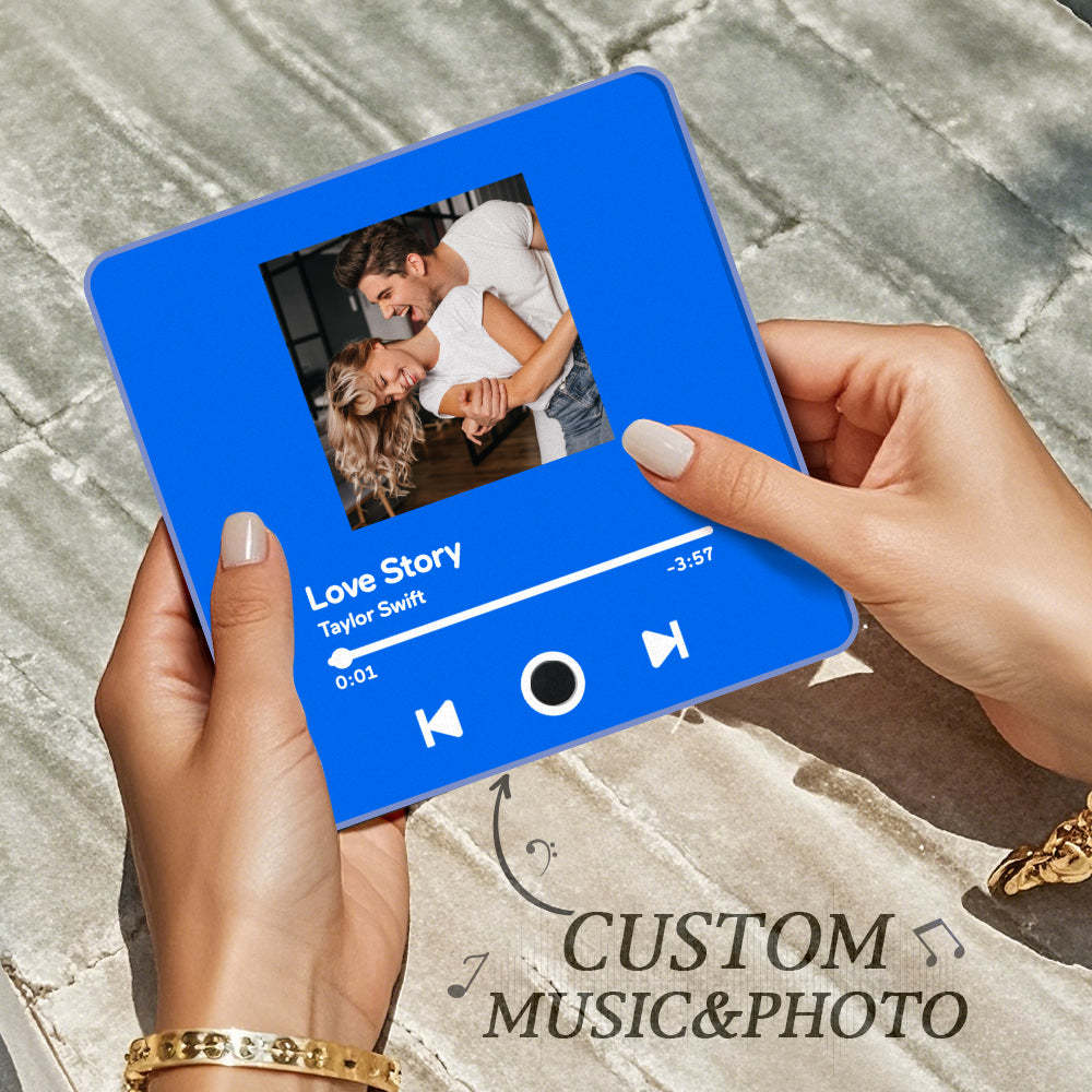 Customized Spotify Album Fridge Magnet Personalized Music Fridge Magnet Can Play Songs and Adjust Volume