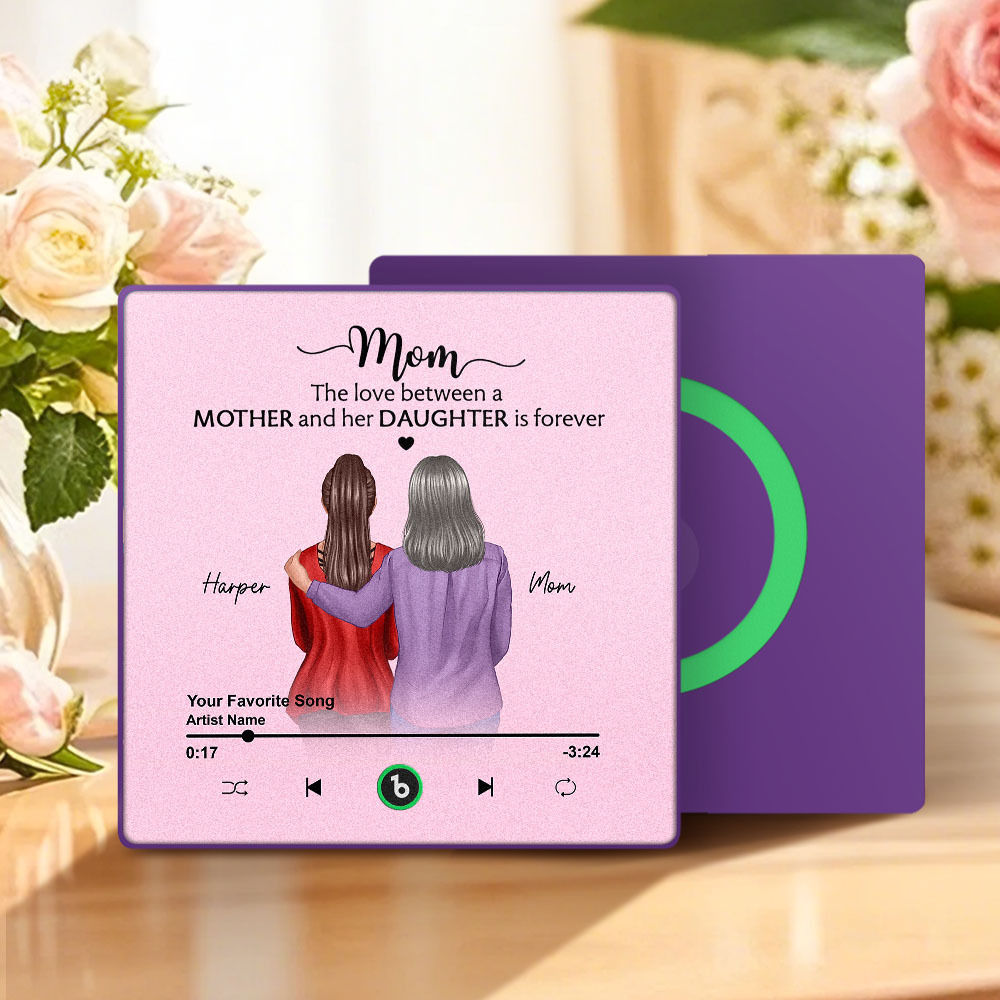 Custom Music Fridge Magnets Mother's Day Music Wall Photo Sticker That Plays Music Without Cell Phone Multiple Styles - 