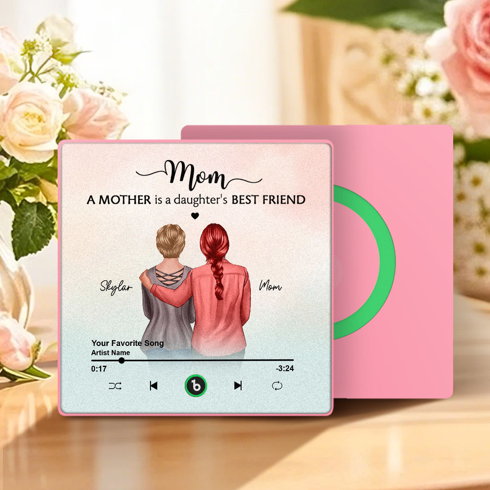 Custom Music Fridge Magnets Mother's Day Music Wall Photo Sticker That Plays Music Without Cell Phone Multiple Styles - 