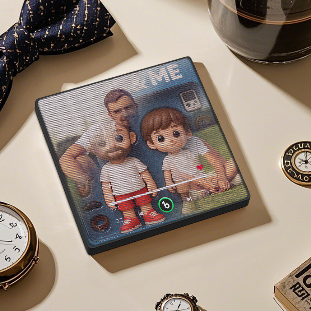 Custom Cartoon Photo Lenticular Music Photo Fridge Magnet