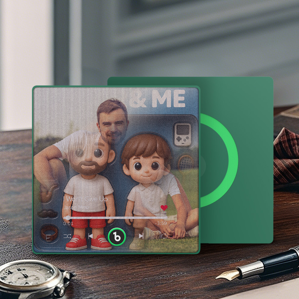 Custom Cartoon Photo Lenticular Music Photo Fridge Magnet