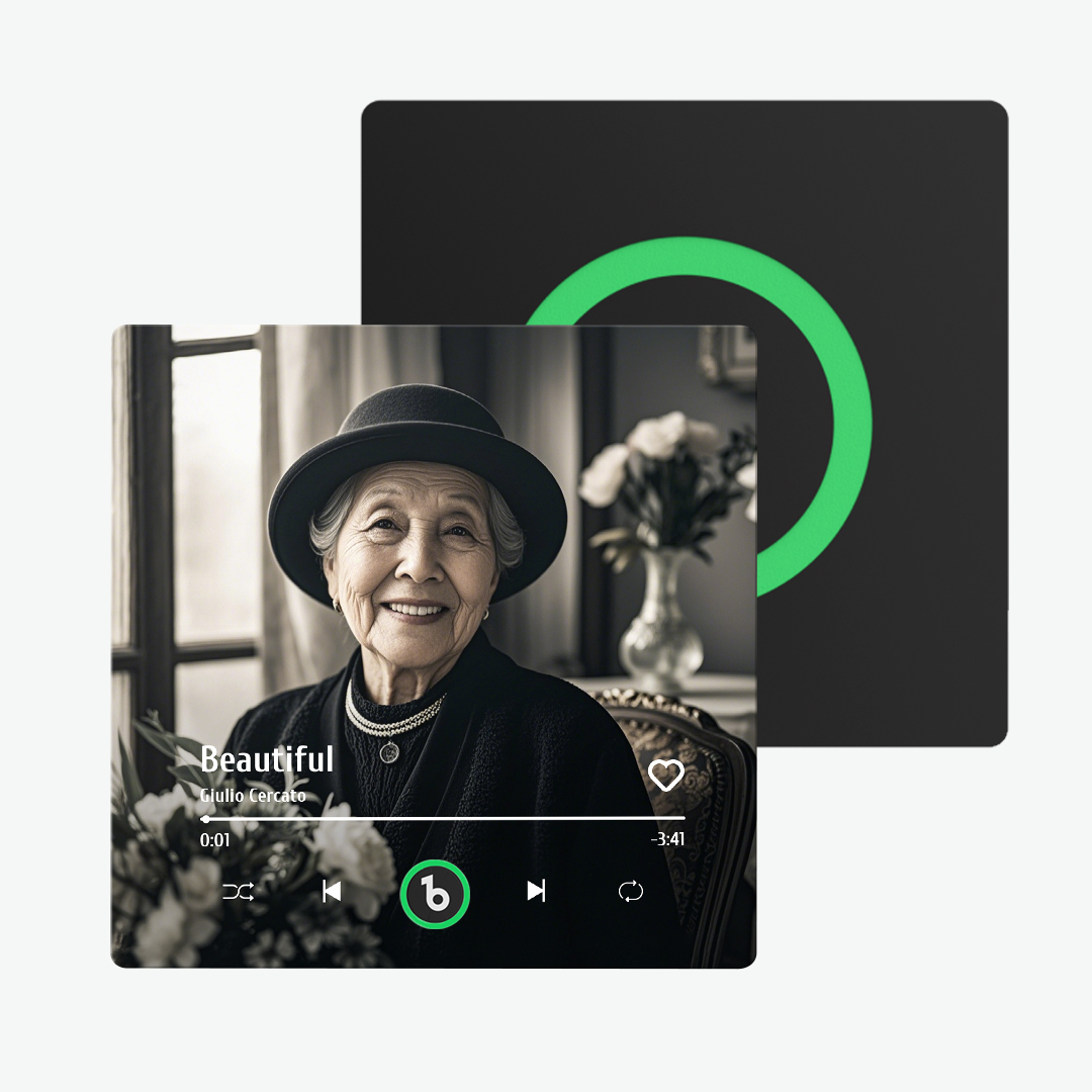 Custom Music Fridge Magnet New 4.0 Upgrade Colorful Frame Album Fridge Magnet Music Wall Photo Sticker Music Movement That Can Be Played Memorial Gift - 