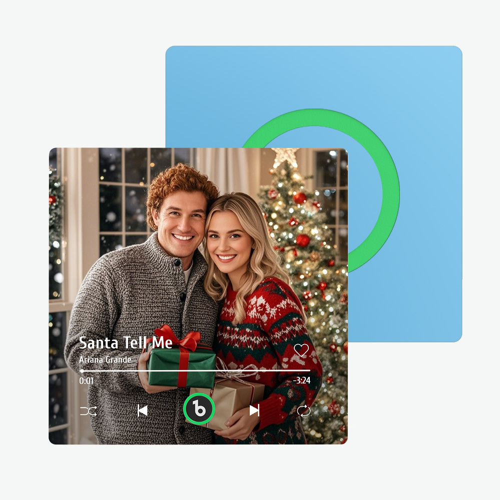 Custom Music Fridge Magnet New 4.0 Upgrade Colorful Frame Album Fridge Magnet Music Wall Photo Sticker Music Movement That Can Be Played Christmas Gift - 