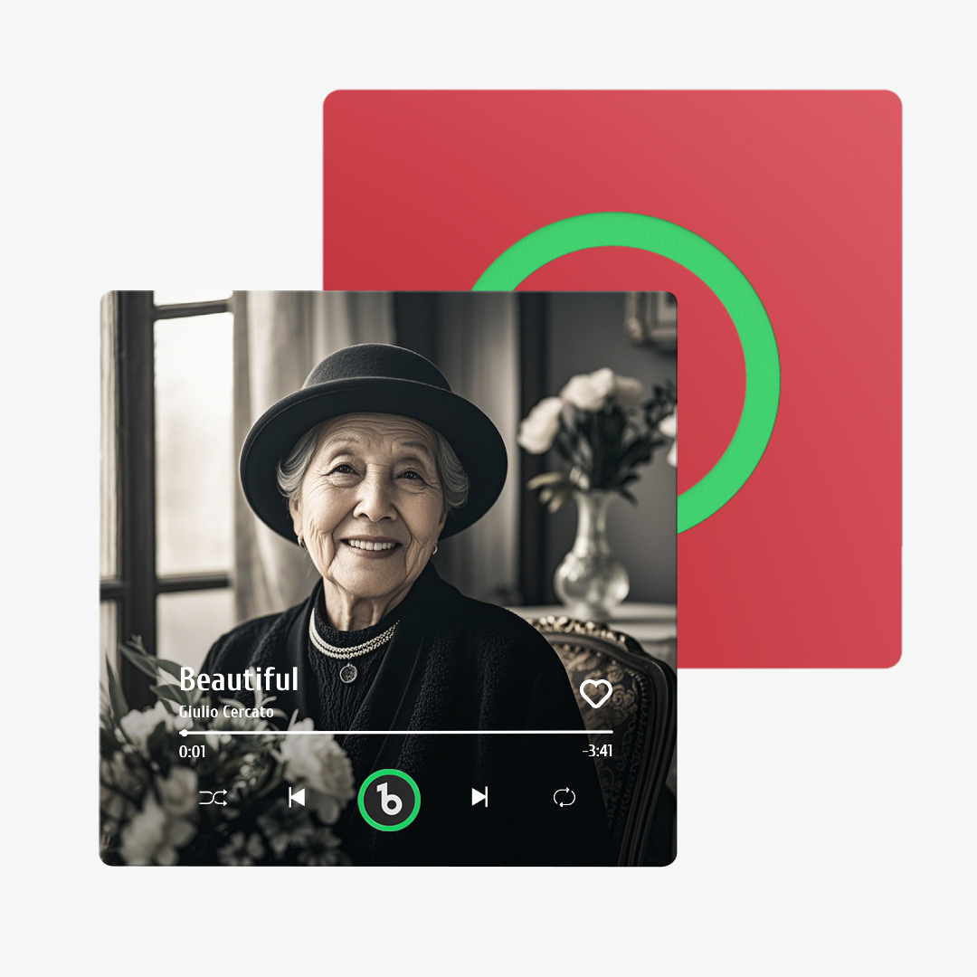 Custom Music Fridge Magnet New 4.0 Upgrade Colorful Frame Album Fridge Magnet Music Wall Photo Sticker Music Movement That Can Be Played Memorial Gift - 