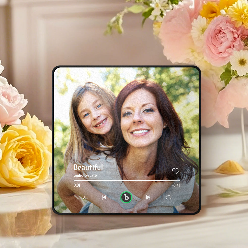 Custom Music Fridge Magnet Colorful Frame Album Fridge Magnet Music Wall Photo Sticker Mother's Day Gifts - 