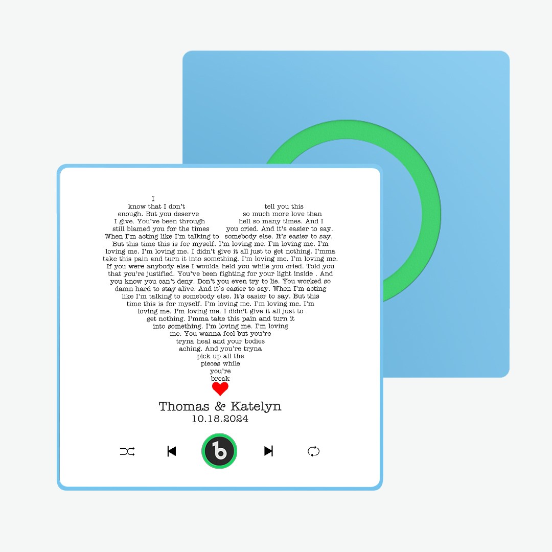 Custom Music Fridge Magnet Lyrics Photo Sticker New 4.0 Upgrade Music Wall Photo Sticker That Plays Music Without Cell Phone Couple Gifts - 