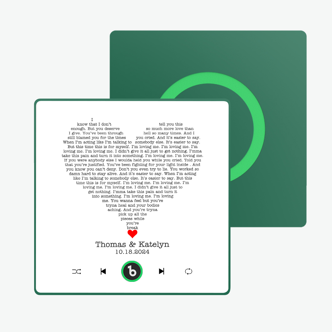 Custom Music Fridge Magnet Lyrics Photo Sticker New 4.0 Upgrade Music Wall Photo Sticker That Plays Music Without Cell Phone Couple Gifts - 